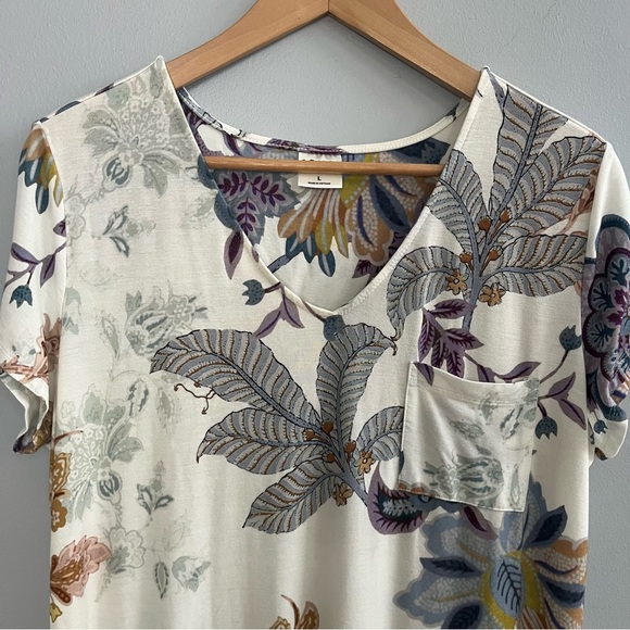 Soma Cool Nights Long Maxi Nightgown Sleep Shirt House Dress Size L Loungewear - Picture 2 of 9